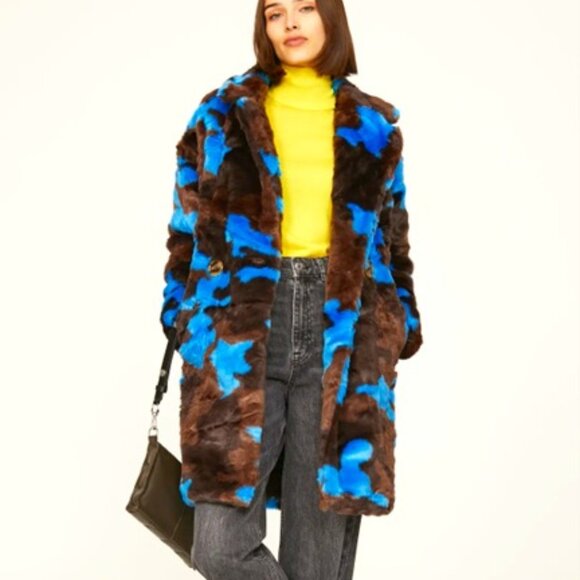 $525 APPARIS Jahaira Coat L - Picture 1 of 12